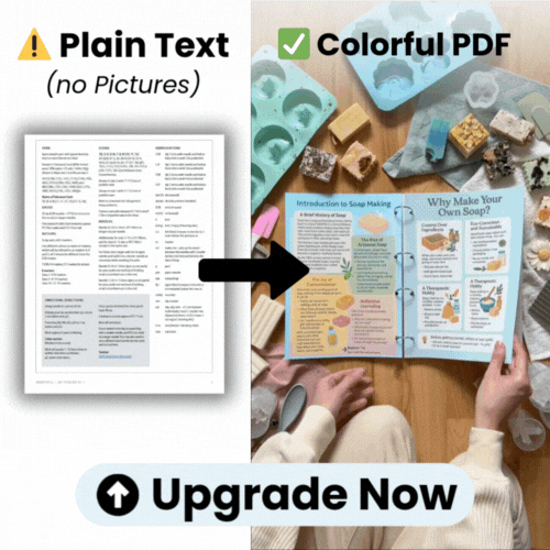 Upgrade To 1000+ Colorful Soap making Guide